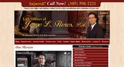 Desktop Screenshot of floreslawmiami.com